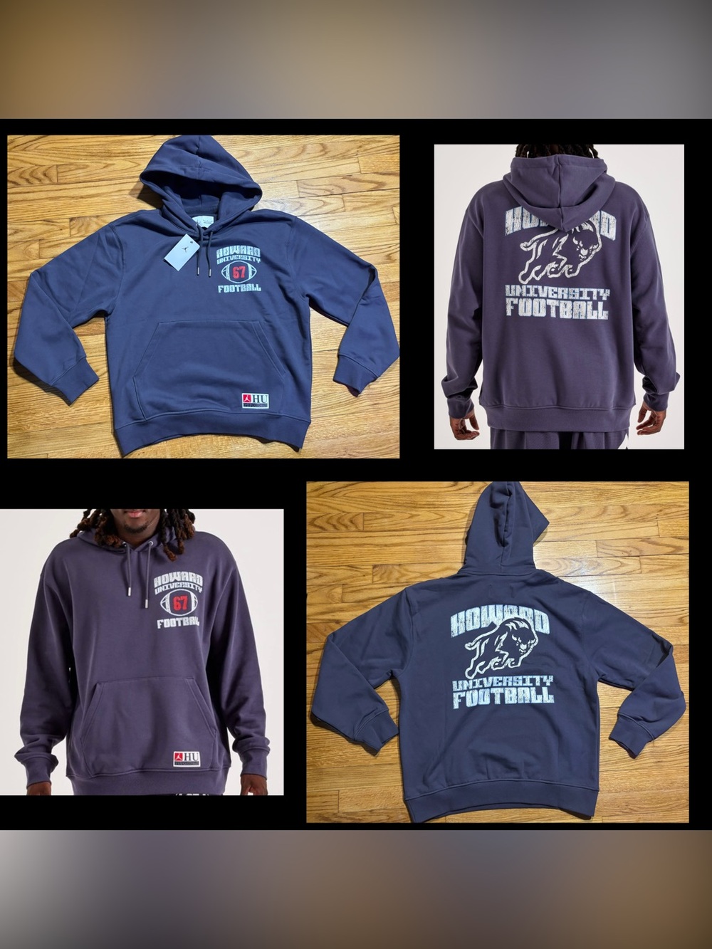 Jordan Howard University MVP fleece pullover hoodie men’s sz M NEW!